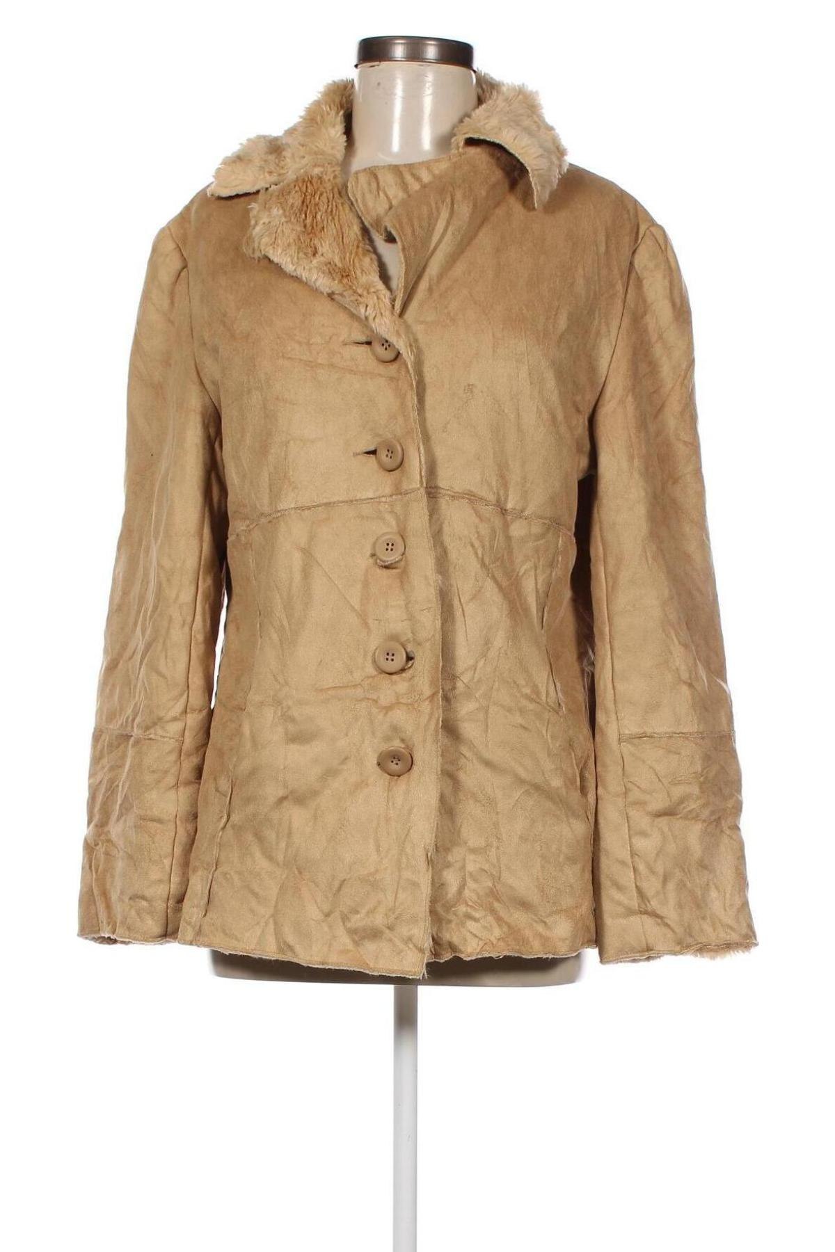 Дамско палто Jacqueline De Yong, Размер M, Цвят Бежов, Цена 37,45 лв.