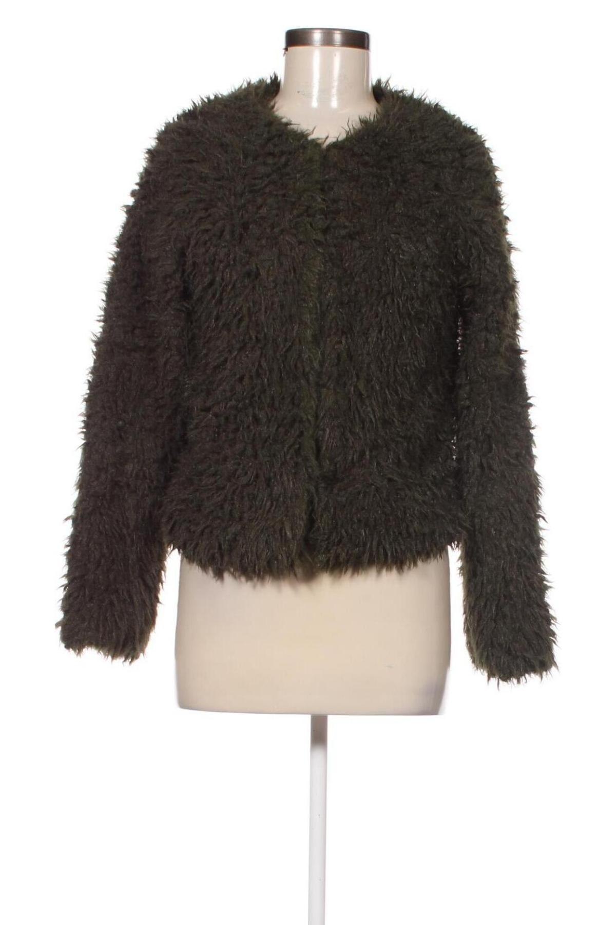Дамско палто Jacqueline De Yong, Размер S, Цвят Зелен, Цена 37,45 лв.