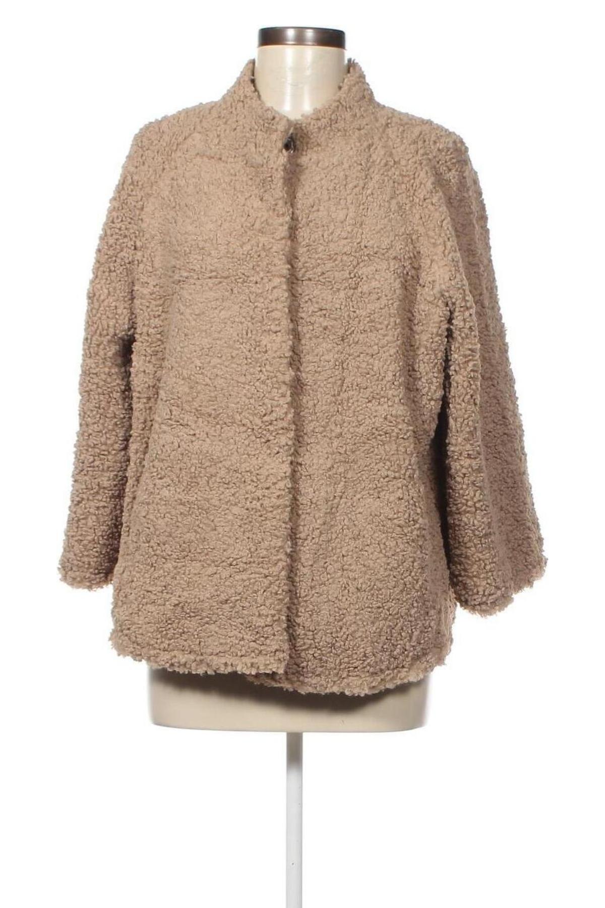 Дамско палто M.X.O, Размер L, Цвят Бежов, Цена 37,45 лв.