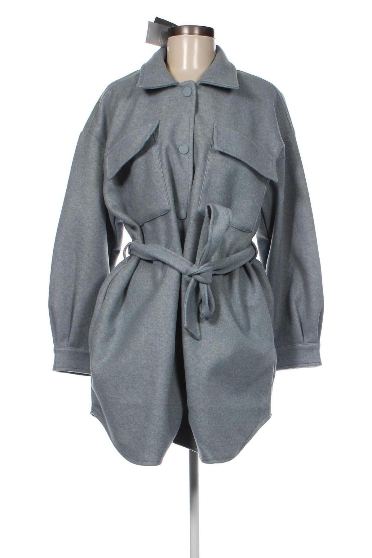 Γυναικείο παλτό ONLY, Μέγεθος L, Χρώμα Μπλέ, Τιμή 14,20 €