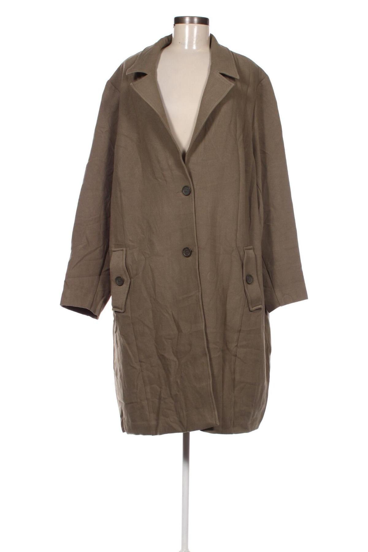 Дамско палто Zizzi, Размер 3XL, Цвят Зелен, Цена 53,00 лв.