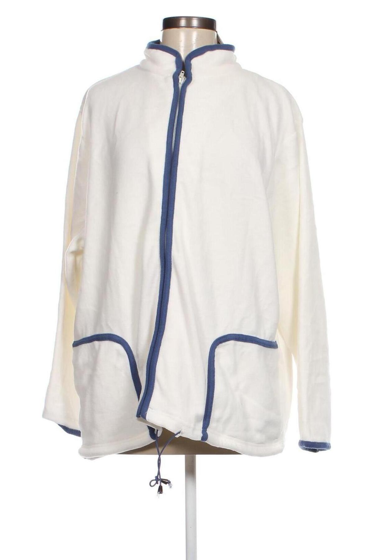 Γυναικεία ζακέτα fleece Okay, Μέγεθος XL, Χρώμα Εκρού, Τιμή 24,12 €