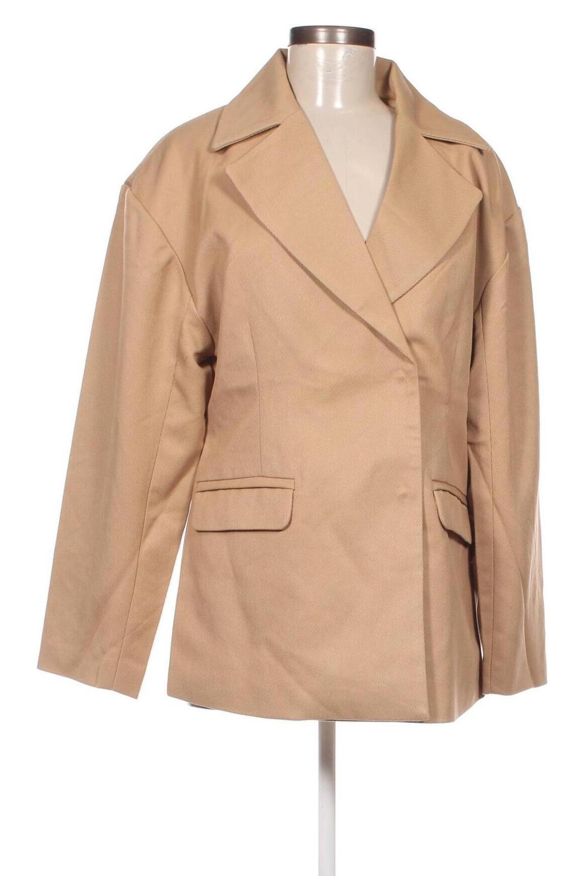 Γυναικείο σακάκι Gina Tricot, Μέγεθος M, Χρώμα  Μπέζ, Τιμή 13,53 €