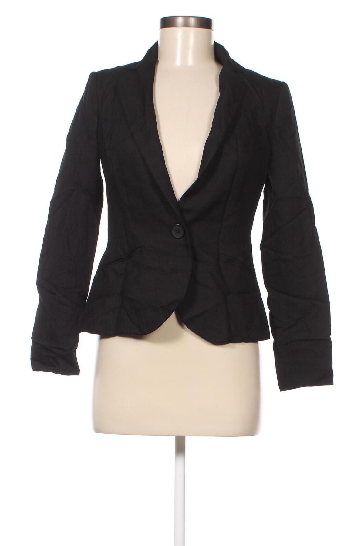 Γυναικείο σακάκι Koton, Μέγεθος XS, Χρώμα Μαύρο, Τιμή 2,92 €