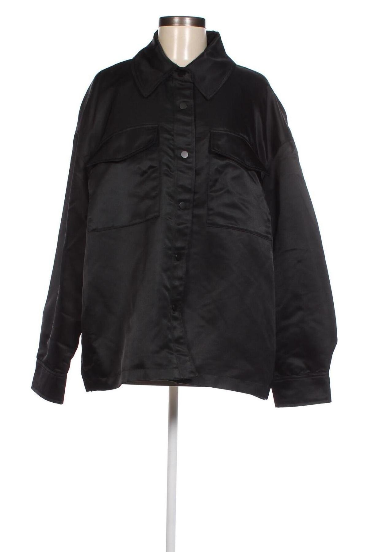 Γυναικείο μπουφάν Gina Tricot, Μέγεθος XL, Χρώμα Μαύρο, Τιμή 12,26 €
