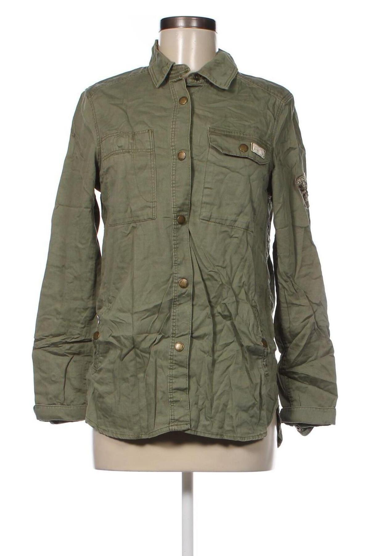 Γυναικείο μπουφάν H&M L.O.G.G., Μέγεθος XS, Χρώμα Πράσινο, Τιμή 2,97 €