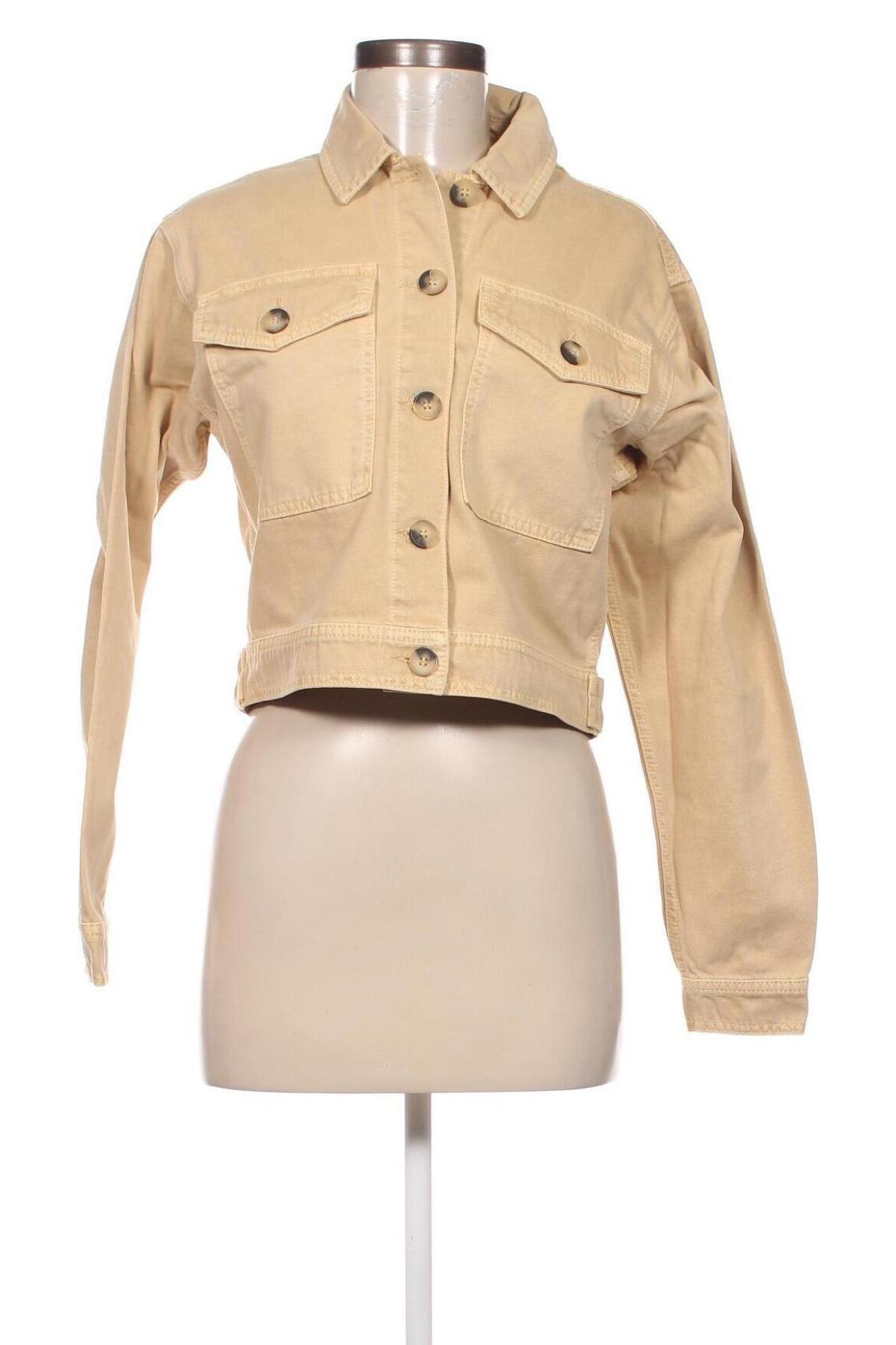 Γυναικείο μπουφάν NA-KD, Μέγεθος XS, Χρώμα Κίτρινο, Τιμή 9,46 €