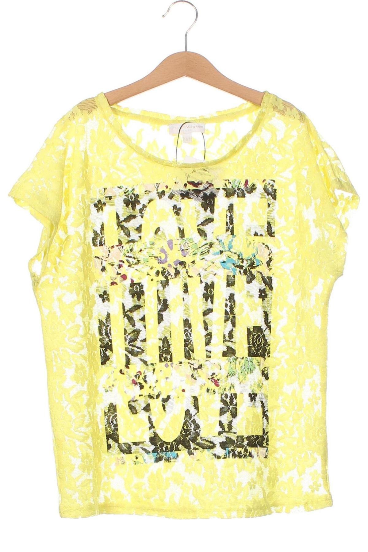 Детска блуза Charles Vogele, Размер 13-14y/ 164-168 см, Цвят Жълт, Цена 3,15 лв.