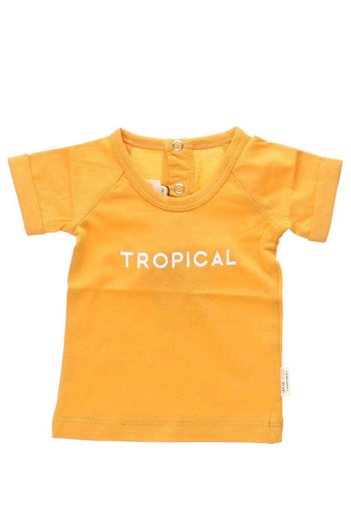 Детска блуза Little Indians, Размер 2-3m/ 56-62 см, Цвят Оранжев, Цена 7,56 лв.