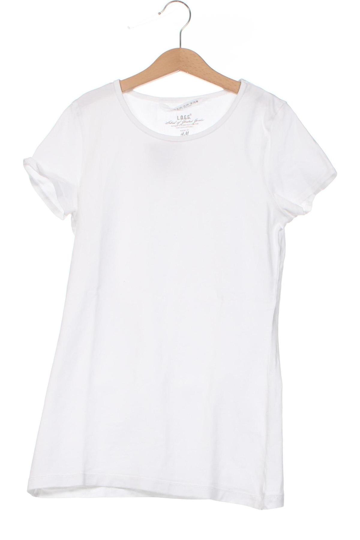 Dětské tričko  H&M L.O.G.G., Velikost 14-15y/ 168-170 cm, Barva Bílá, Cena  287,00 Kč