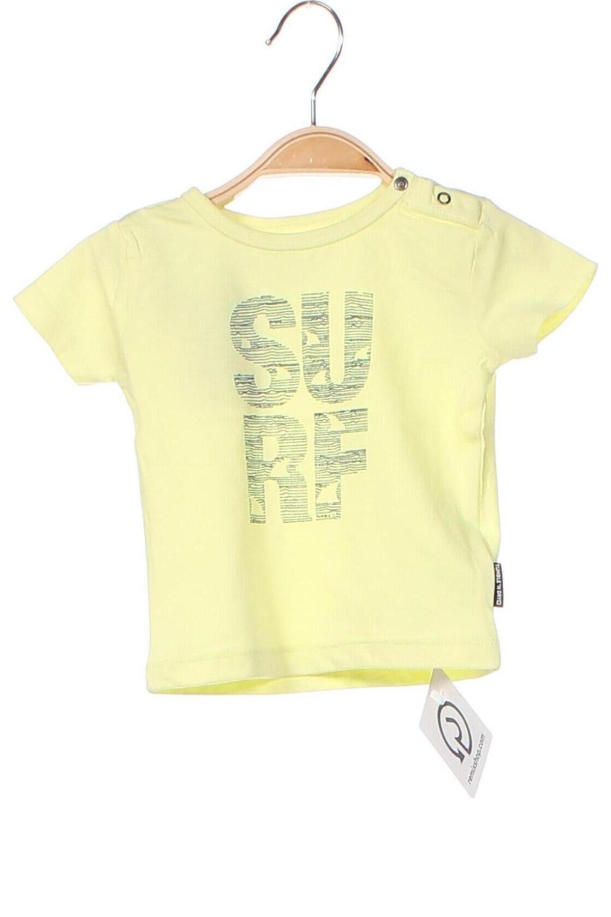 Tricou pentru copii Tumble'n Dry, Mărime 2-3m/ 56-62 cm, Culoare Galben, Preț 34,89 Lei