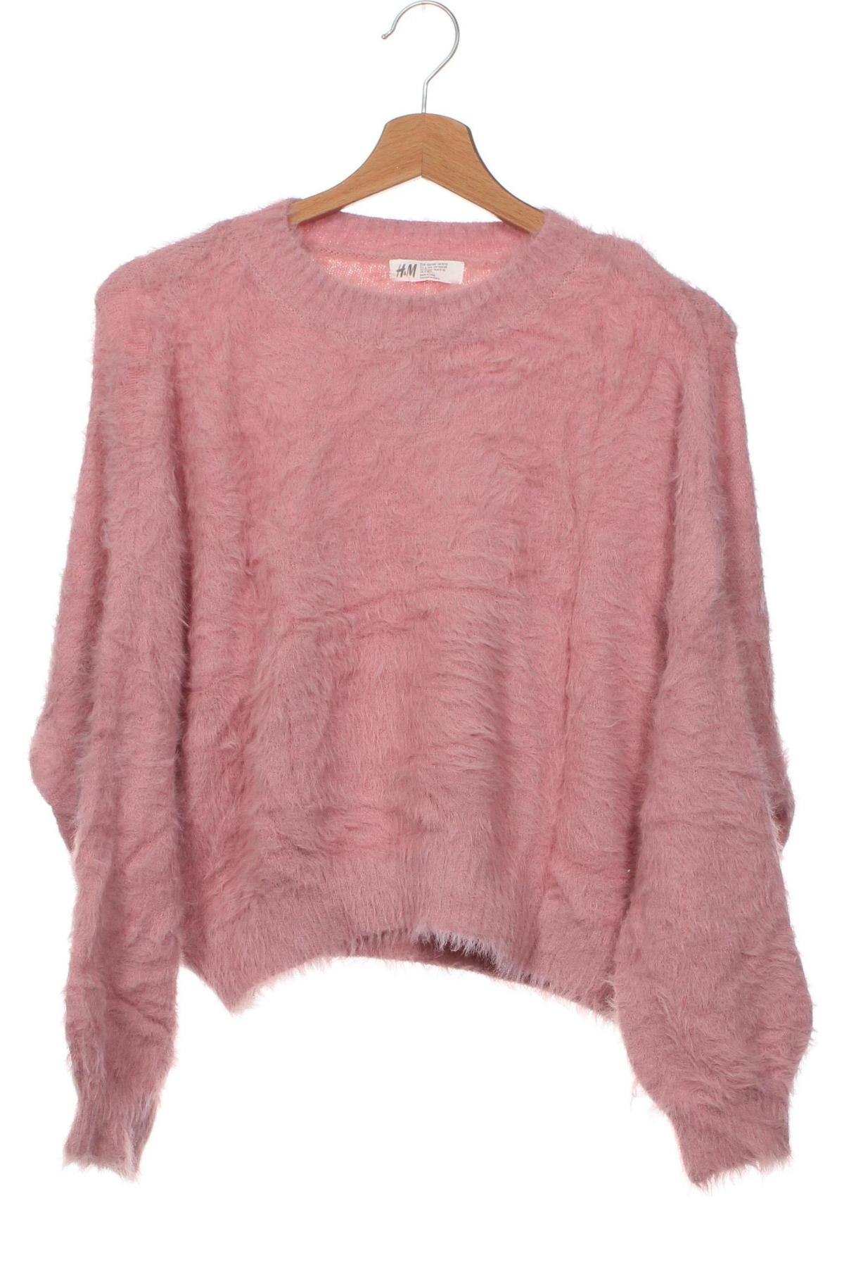 Dziecięcy sweter H&M, Rozmiar 8-9y/ 134-140 cm, Kolor Różowy, Cena 40,94 zł