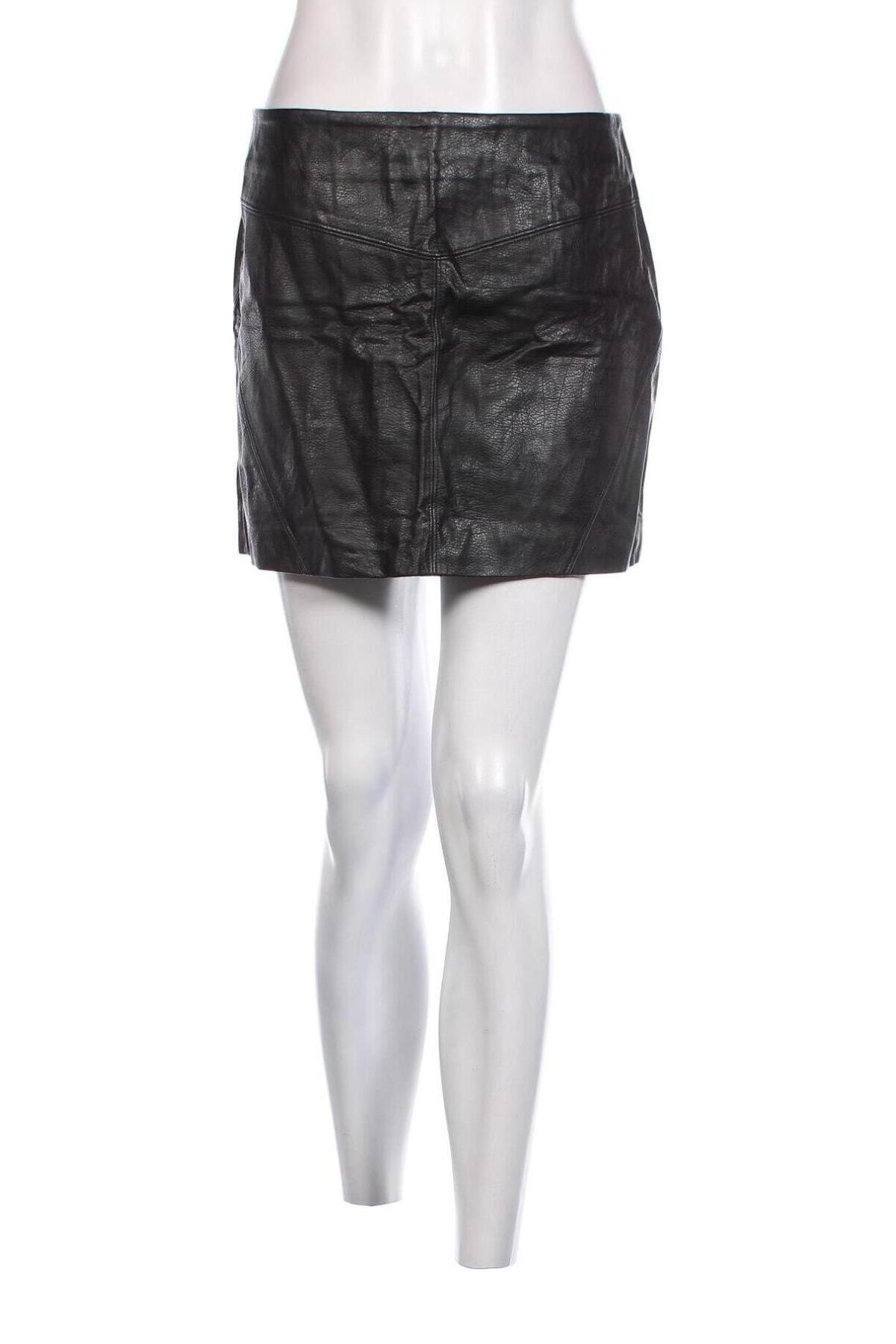 Δερμάτινη φούστα H&M Divided, Μέγεθος M, Χρώμα Μαύρο, Τιμή 1,61 €