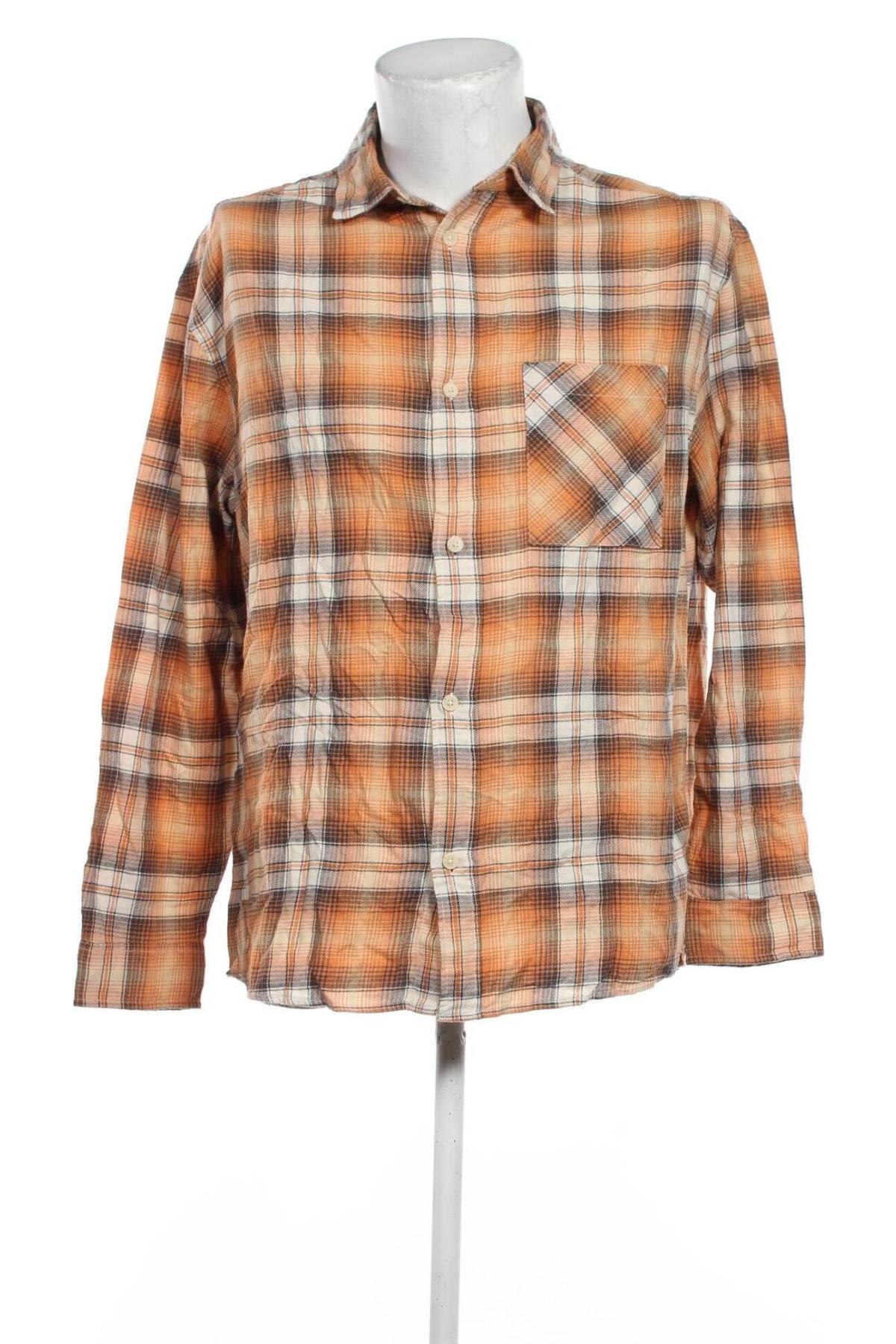 Herrenhemd H&M, Größe M, Farbe Mehrfarbig, Preis 2,02 €