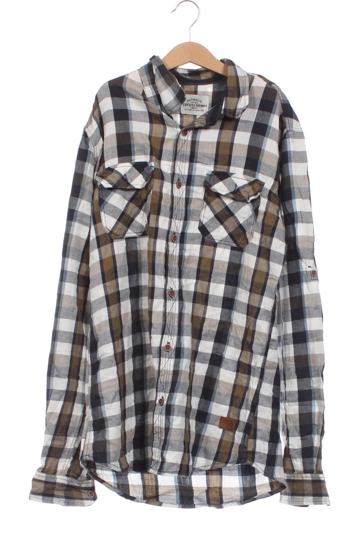 Ανδρικό πουκάμισο Tiffosi Denim, Μέγεθος M, Χρώμα Πολύχρωμο, Τιμή 2,89 €