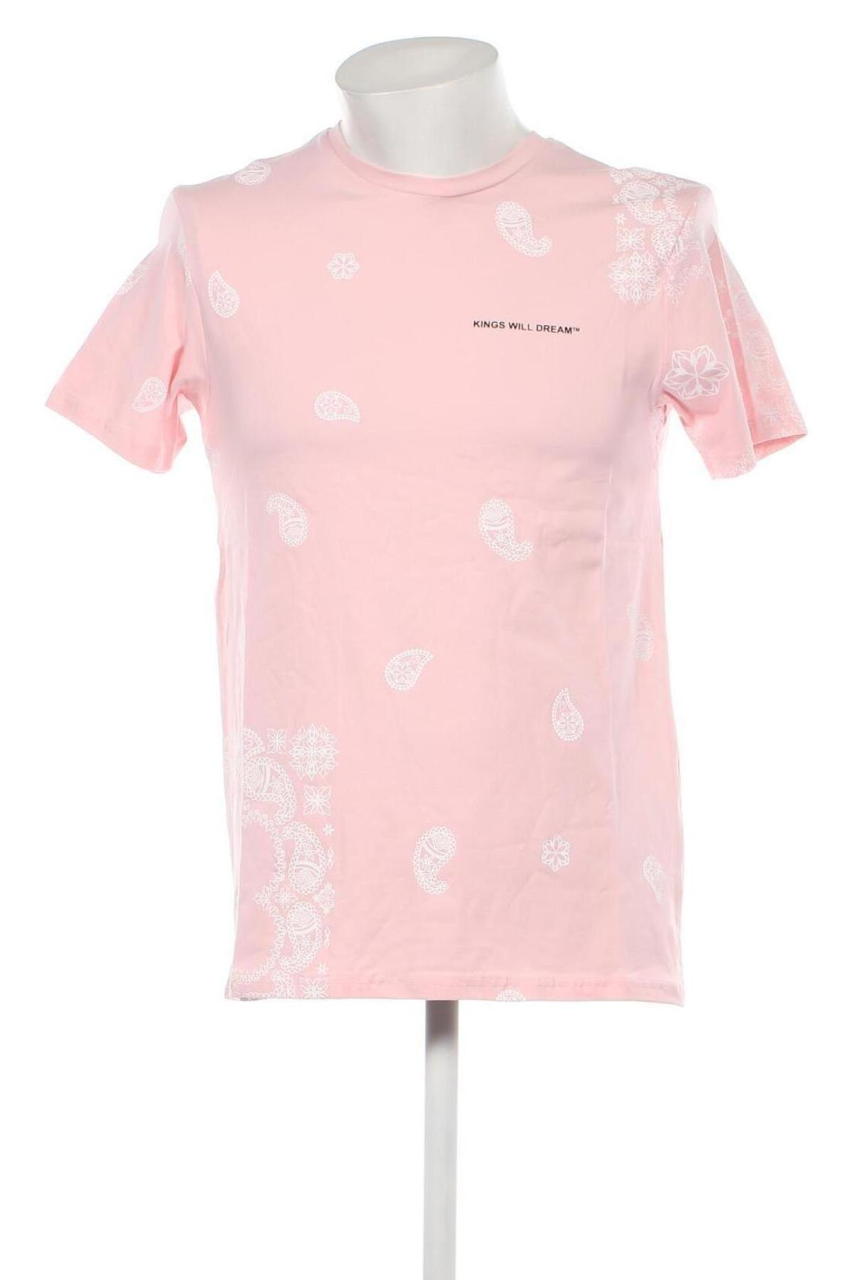 Ανδρικό t-shirt Kings will Dream, Μέγεθος S, Χρώμα Ρόζ , Τιμή 5,83 €