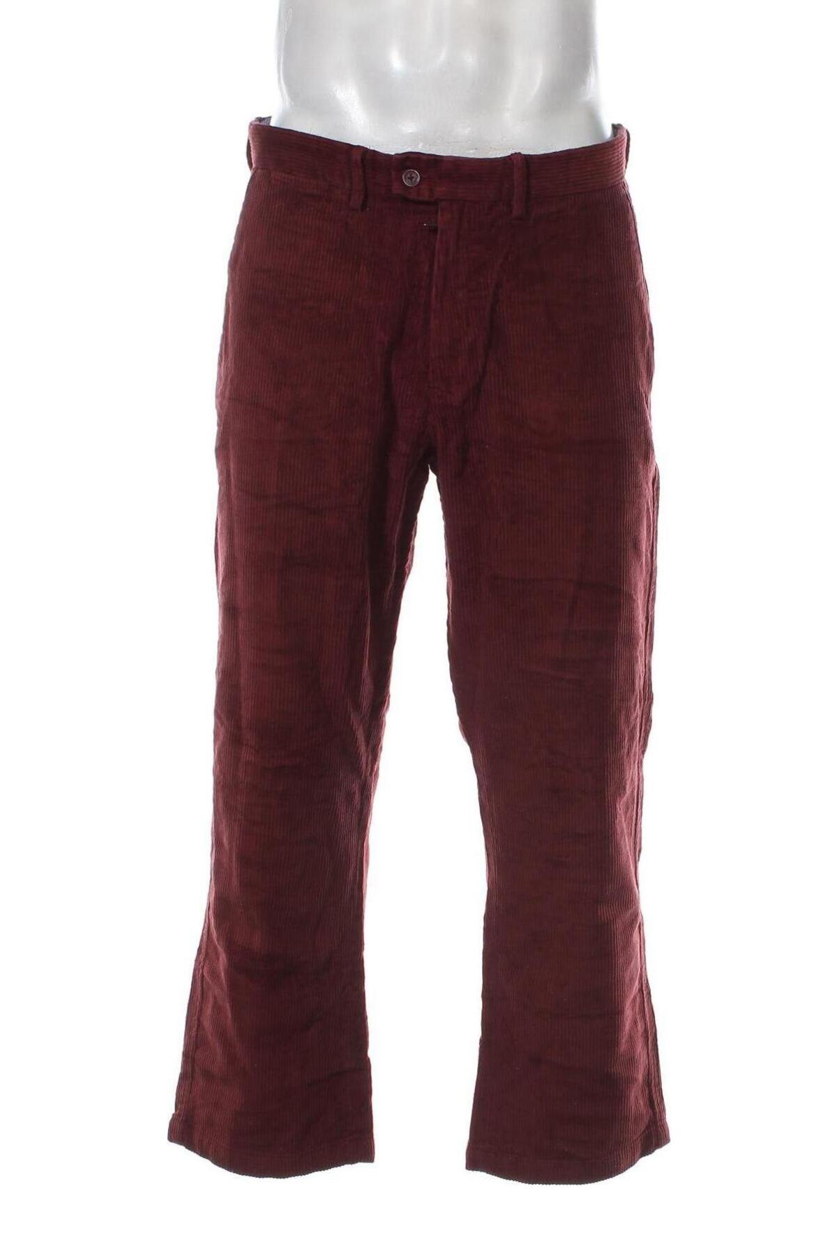 Pantaloni raiați de bărbați Samuel Windsor, Mărime L, Culoare Roșu, Preț 17,17 Lei