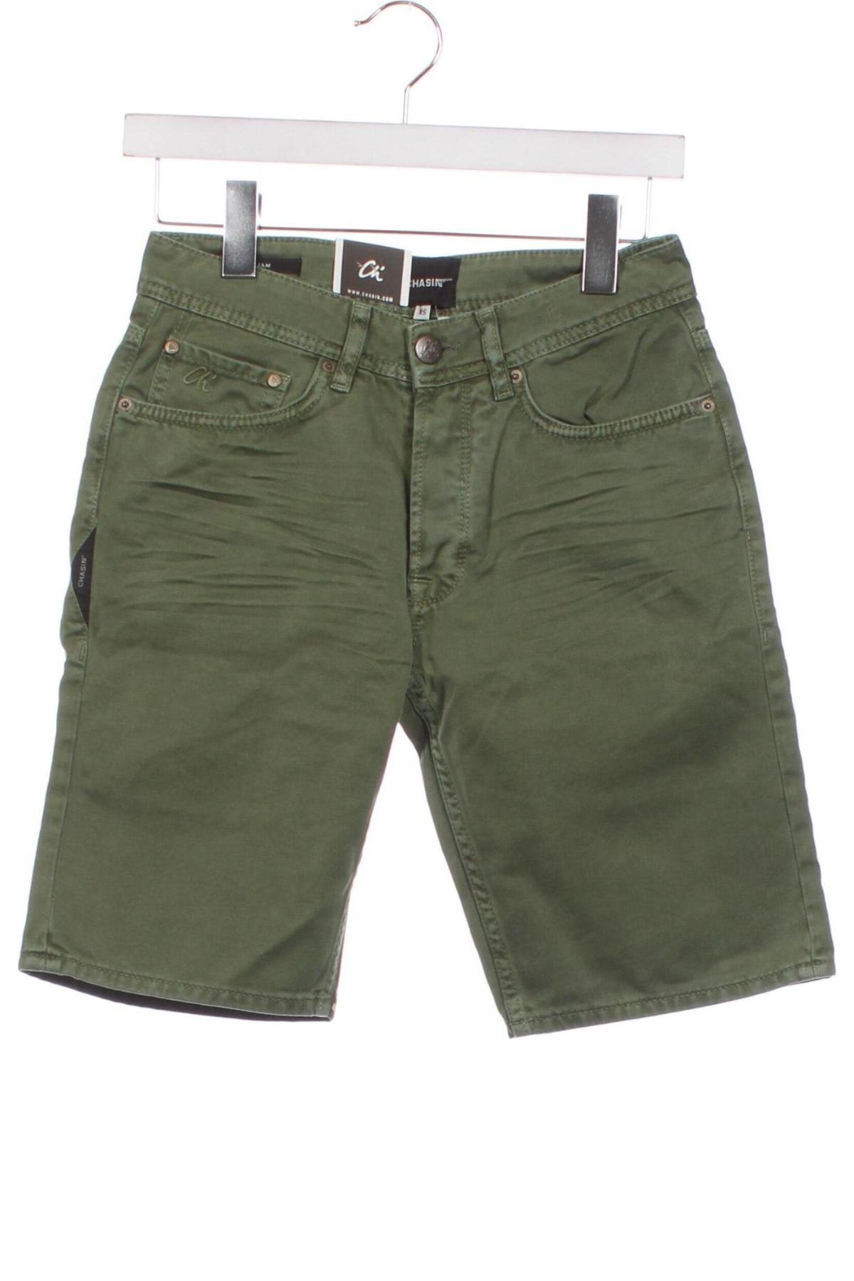 Ανδρικό κοντό παντελόνι Chasin', Μέγεθος XS, Χρώμα Πράσινο, Τιμή 10,32 €