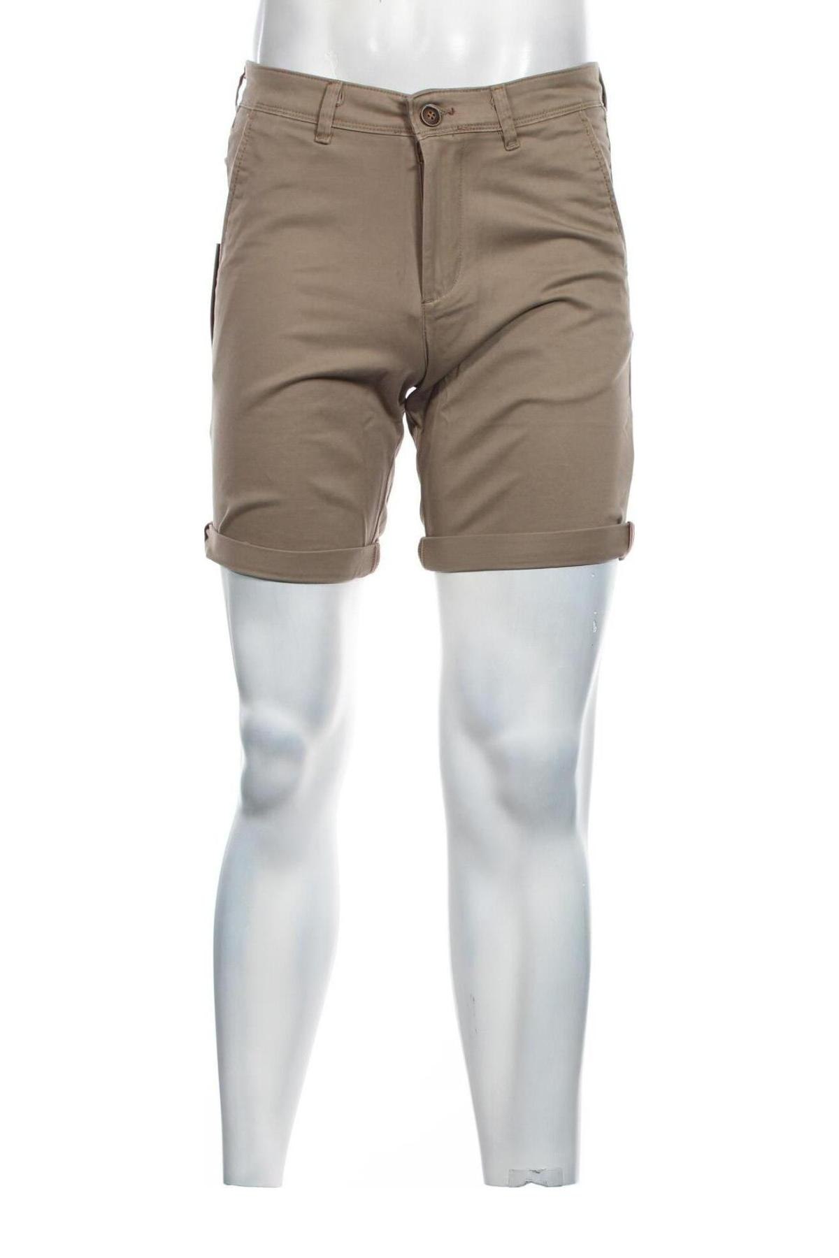 Мъжки къс панталон Jack & Jones, Размер M, Цвят Кафяв, Цена 54,00 лв.