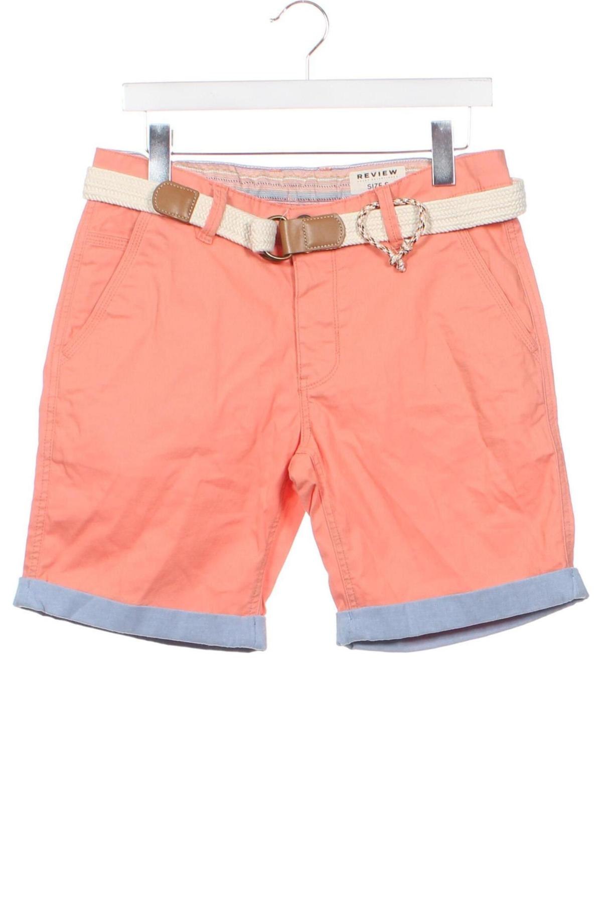 Мъжки къс панталон Review, Размер S, Цвят Оранжев, Цена 58,00 лв.