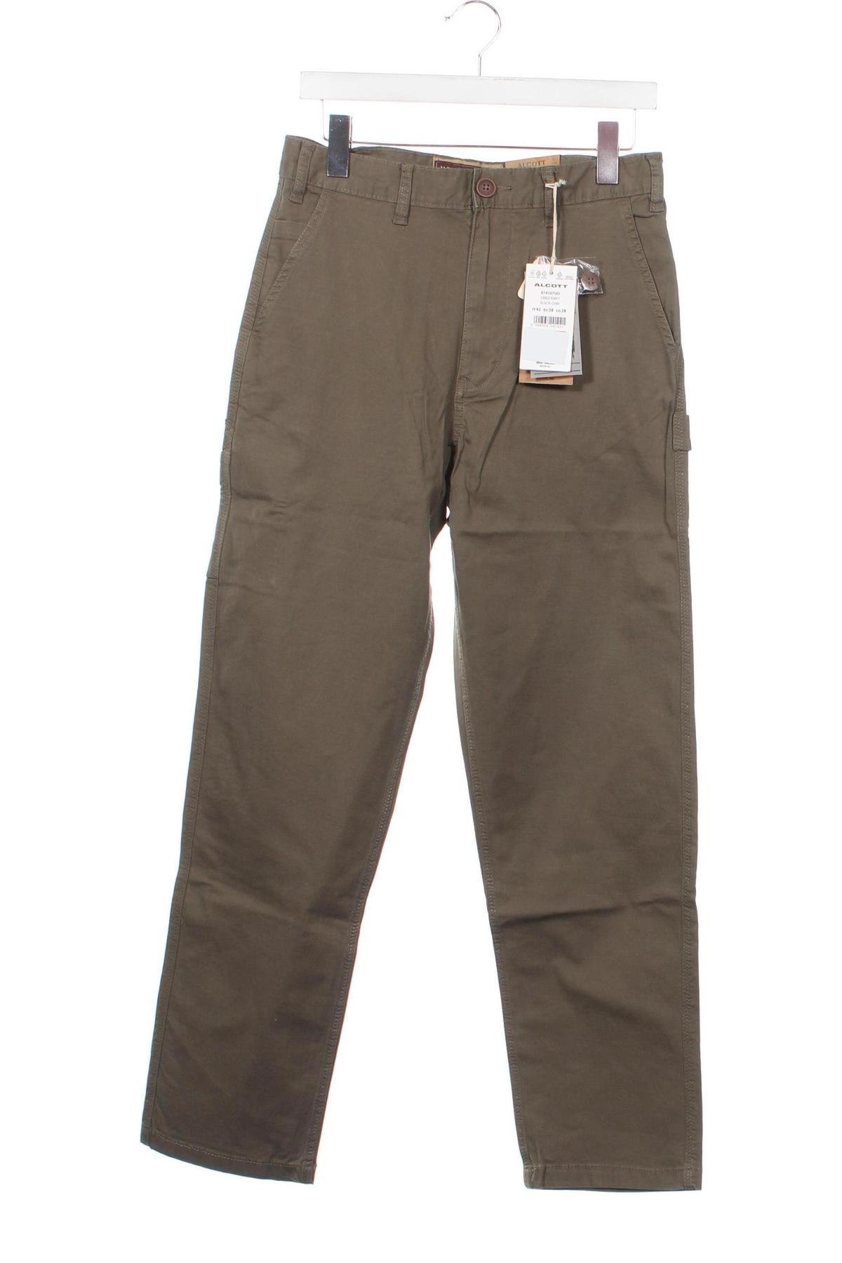 Pantaloni de bărbați Alcott, Mărime S, Culoare Verde, Preț 151,32 Lei