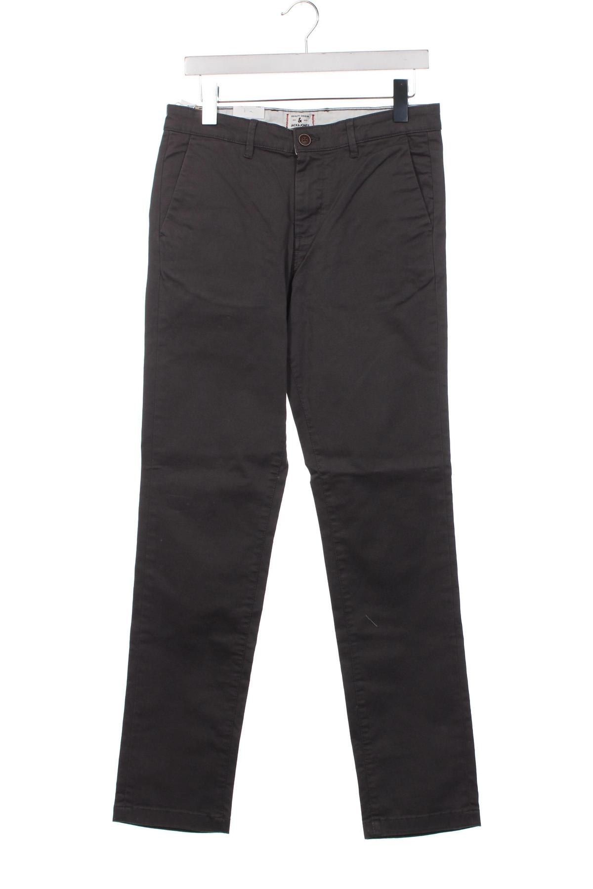 Мъжки панталон Jack & Jones, Размер S, Цвят Сив, Цена 22,96 лв.