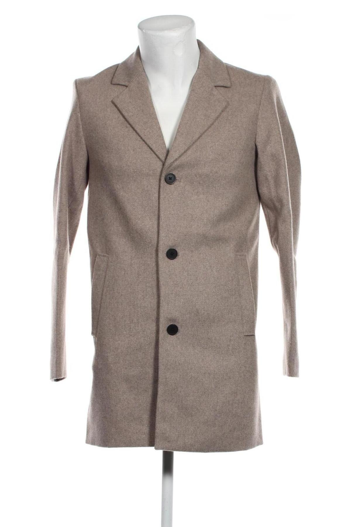 Ανδρικά παλτό Jack & Jones, Μέγεθος XS, Χρώμα Καφέ, Τιμή 19,44 €