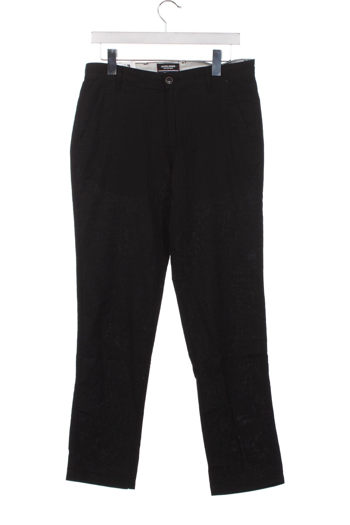 Ανδρικό παντελόνι Jack & Jones, Μέγεθος S, Χρώμα Μαύρο, Τιμή 6,34 €