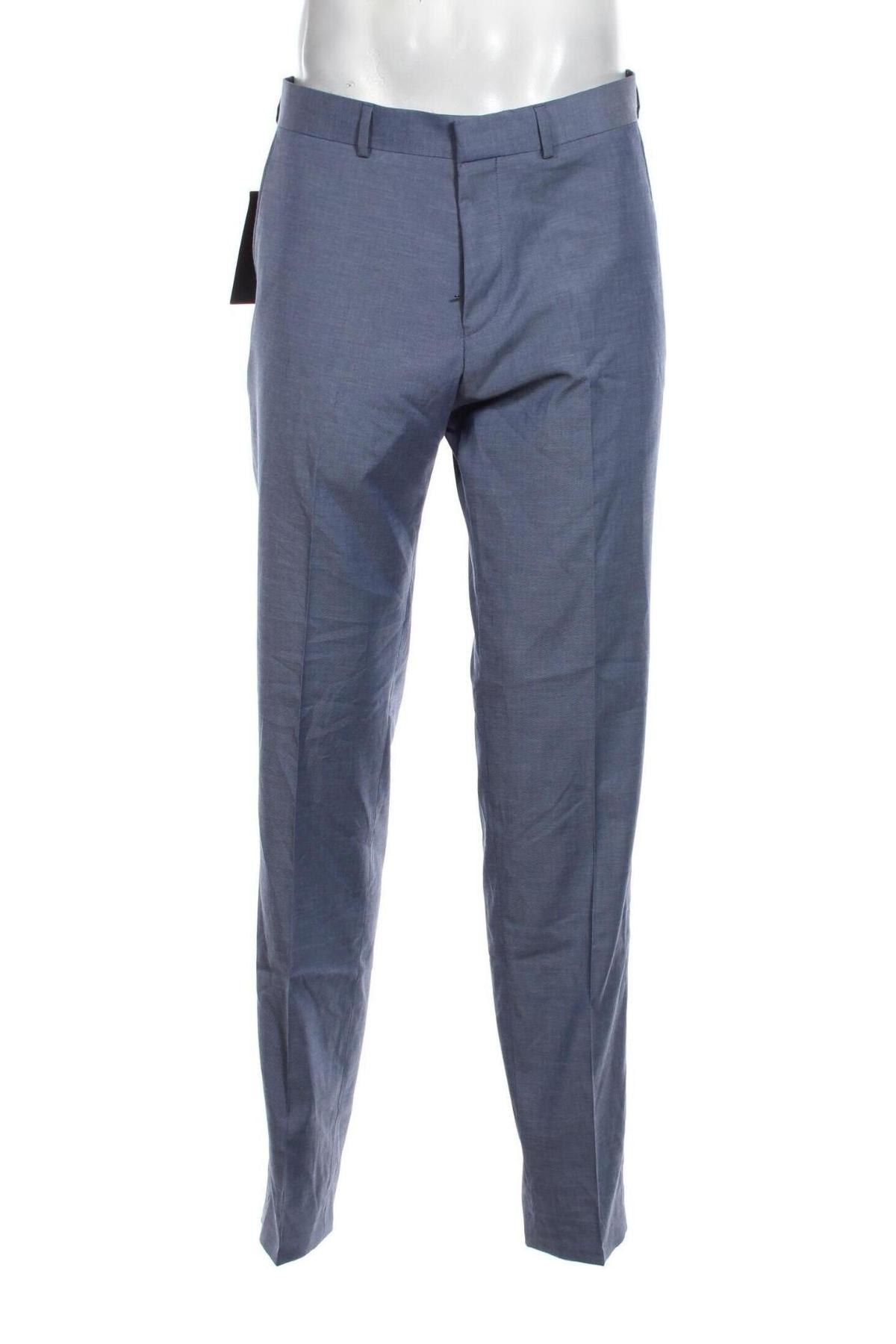 Pantaloni de bărbați S.Oliver Black Label, Mărime L, Culoare Albastru, Preț 47,76 Lei