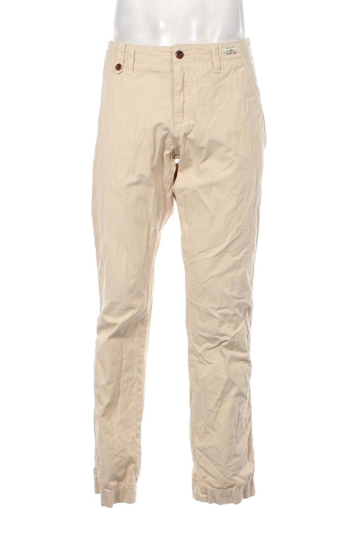 Мъжки панталон Tommy Hilfiger, Размер L, Цвят Бежов, Цена 114,60 лв.