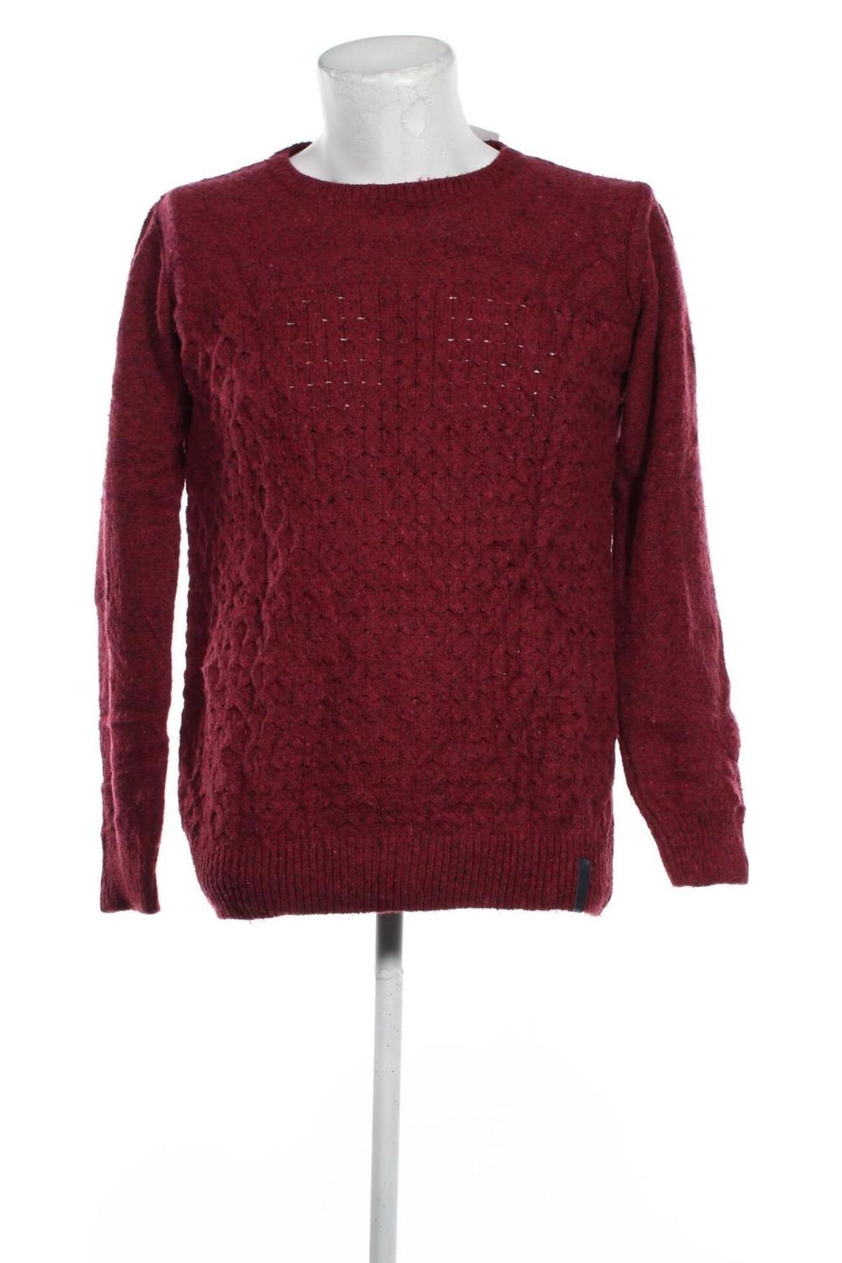 Ανδρικό πουλόβερ Tbs, Μέγεθος M, Χρώμα Κόκκινο, Τιμή 3,86 €