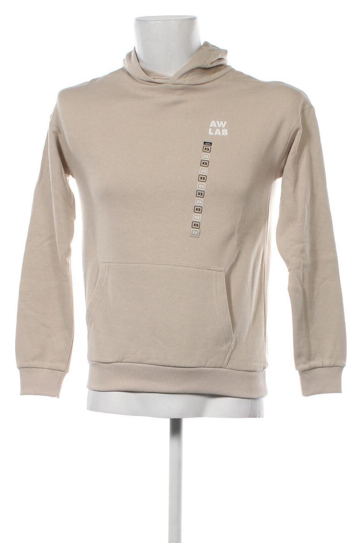 Herren Sweatshirt AW LAB, Größe XS, Farbe Beige, Preis 9,48 €