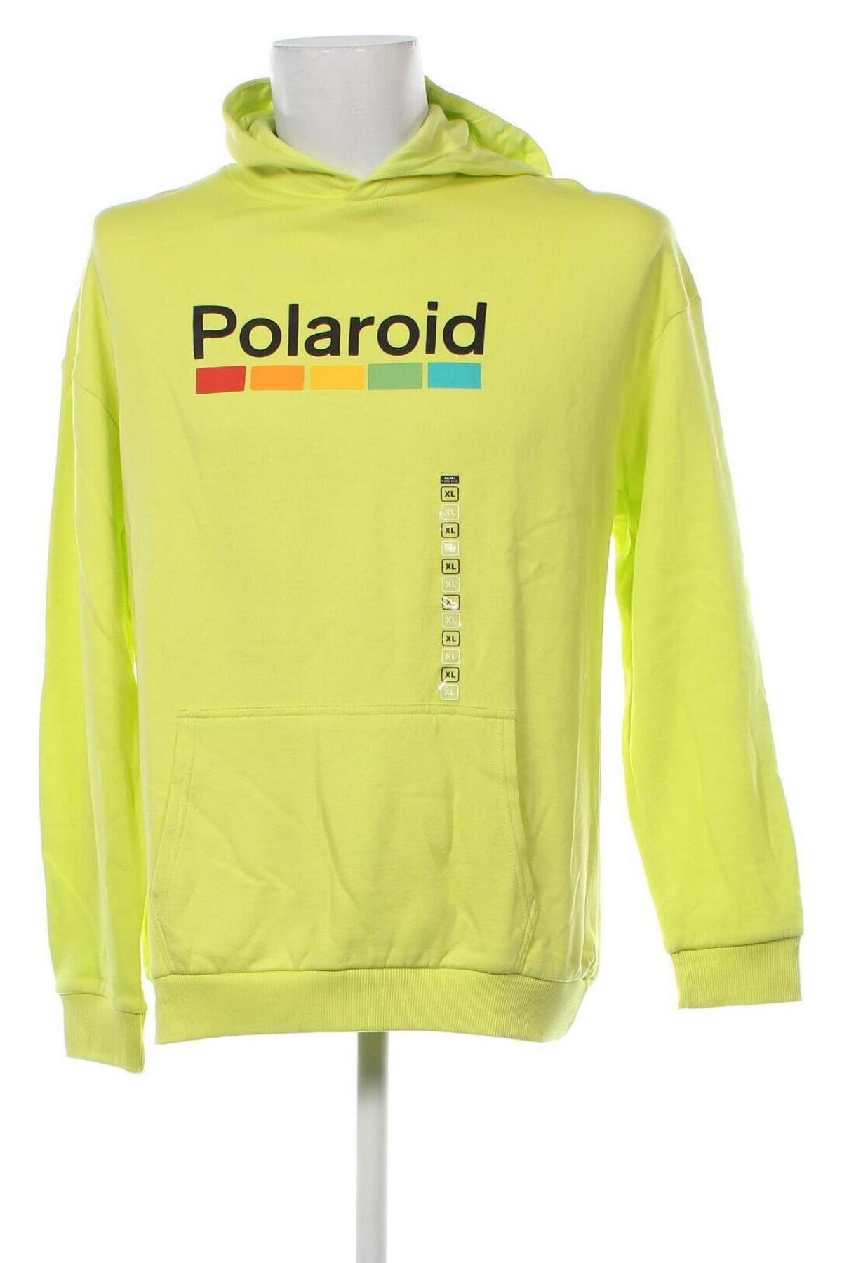 Herren Sweatshirt POLAROID, Größe XL, Farbe Gelb, Preis € 19,30