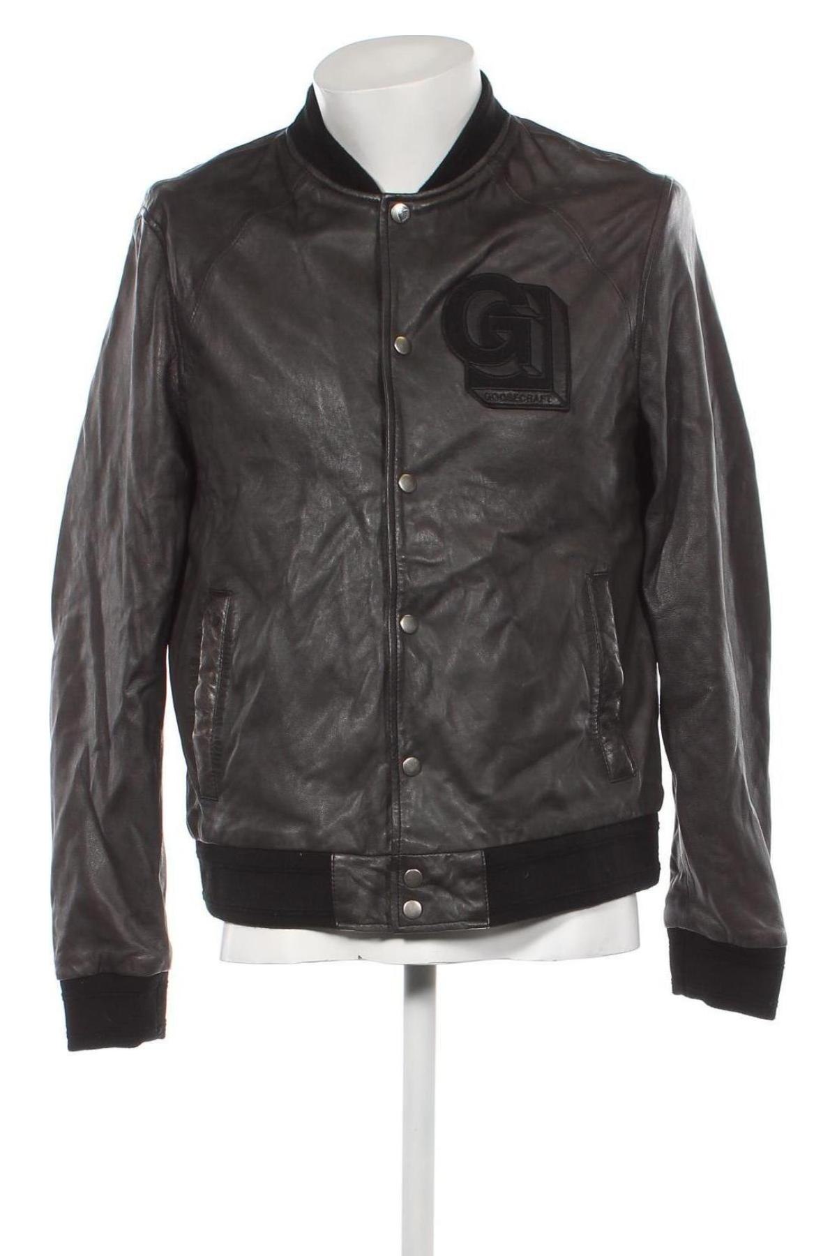 Pánska kožená bunda  Goosecraft, Veľkosť L, Farba Čierna, Cena  300,16 €