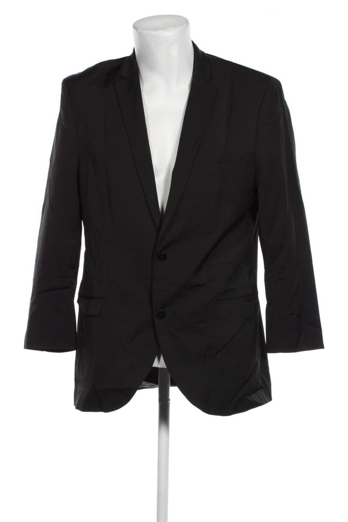 Ανδρικό σακάκι Angelo Litrico, Μέγεθος XL, Χρώμα Μαύρο, Τιμή 4,36 €