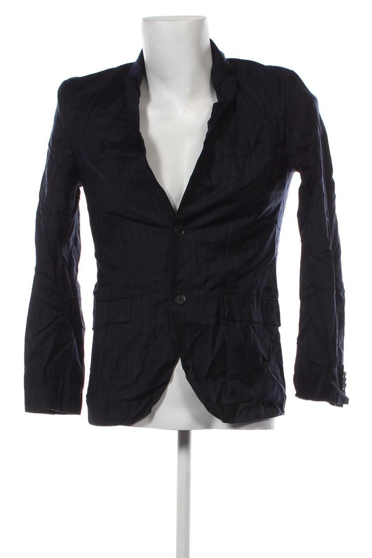 Ανδρικό σακάκι H&M, Μέγεθος M, Χρώμα Μπλέ, Τιμή 4,36 €