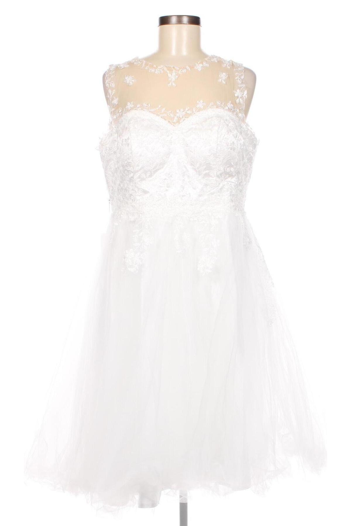 Φόρεμα Troyden, Μέγεθος XL, Χρώμα Λευκό, Τιμή 205,67 €