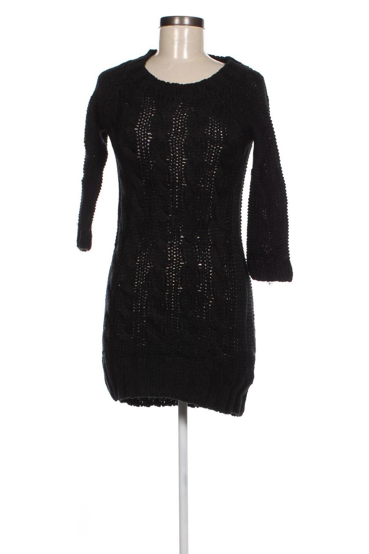 Рокля Zara Knitwear, Размер M, Цвят Черен, Цена 5,76 лв.