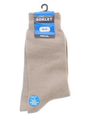 Socken, Größe L, Farbe Beige, Preis 10,99 €