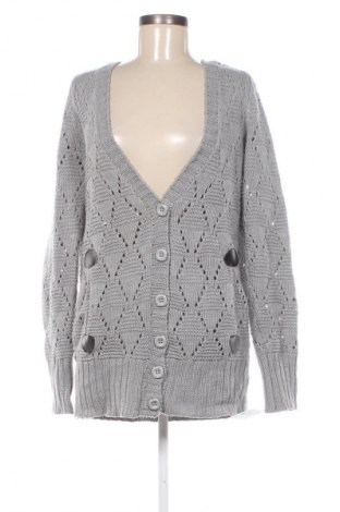 Cardigan de damă Bershka, Mărime L, Culoare Gri, Preț 95,99 Lei