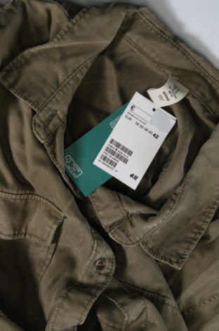 Γυναικείο πουκάμισο H&M, Μέγεθος XS, Χρώμα Πράσινο, Τιμή 13,49 €