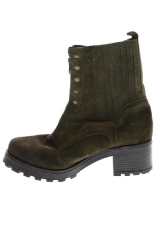 Damen Stiefeletten, Größe 37, Farbe Grün, Preis 39,90 €