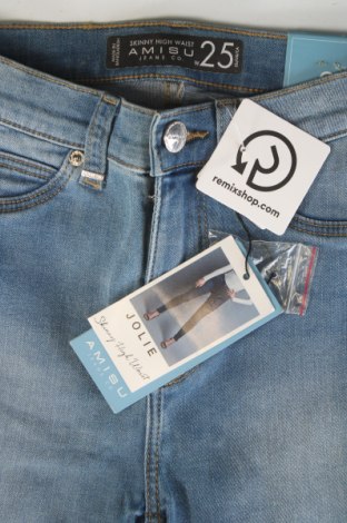 Damskie jeansy Amisu, Rozmiar XS, Kolor Niebieski, Cena 73,99 zł