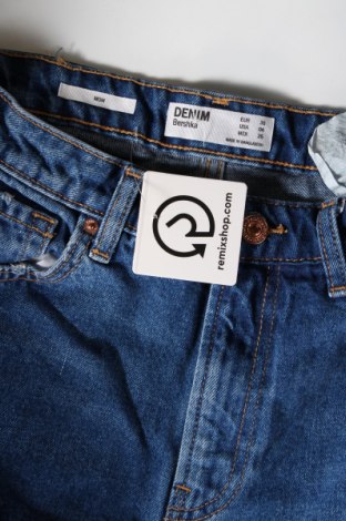 Damskie jeansy Bershka, Rozmiar S, Kolor Niebieski, Cena 92,99 zł