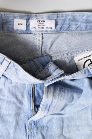 Damskie jeansy Bershka, Rozmiar M, Kolor Niebieski, Cena 92,99 zł