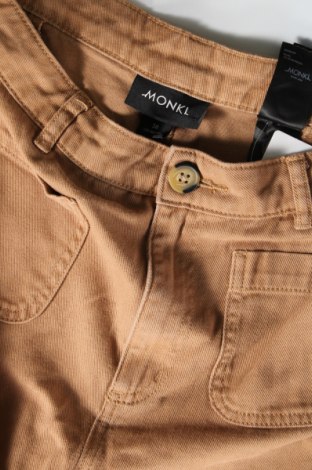 Damskie jeansy Monki, Rozmiar M, Kolor Brązowy, Cena 50,99 zł