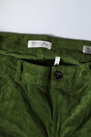 Pantaloni de velvet de femei Christian Berg, Mărime M, Culoare Verde, Preț 111,99 Lei