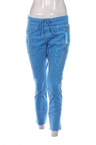 Pantaloni de velvet de femei Mac, Mărime L, Culoare Albastru, Preț 223,99 Lei