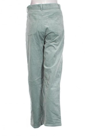 Pantaloni de velvet de femei Weekday, Mărime S, Culoare Verde, Preț 71,99 Lei