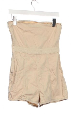 Kurzer Damenoverall Bershka, Größe S, Farbe Beige, Preis € 15,49